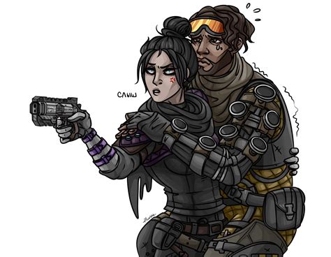 Mirage and Wraith by Yuliya Saiko // Apex Legends | Apex, Legend, Mirage