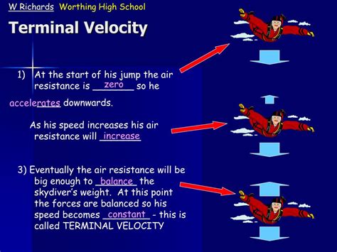 PPT - Gravity, Air Resistance, Terminal Velocity, and Projectile Motion ...