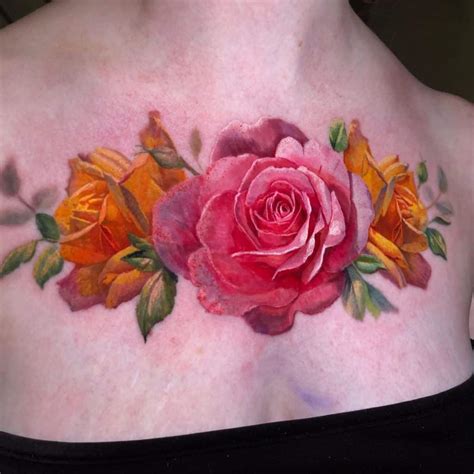 Más de 60 tatuajes de rosas amarillas y su significado - Tatuajes 360