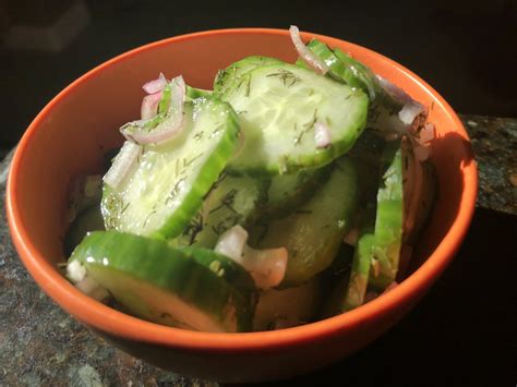 Creamy Cucumber Salad With Mayo and Vinegar | Delishably