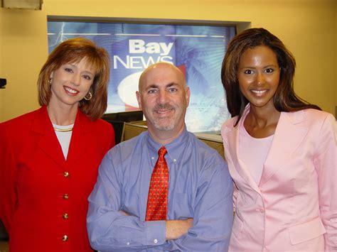 Wiser in 2007 with Bay News 9 anchor Jen Holloway and Katarina Sandstrom, an anchor from Sweden ...