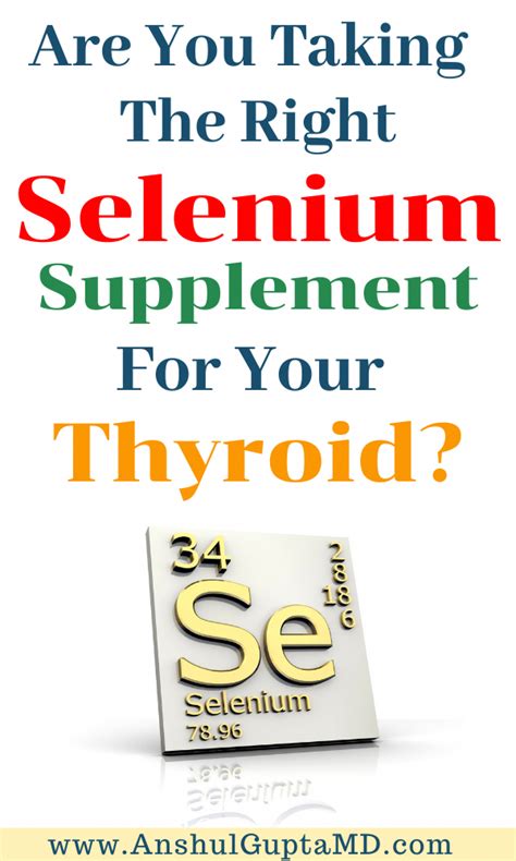 Are You Taking the Right Selenium Supplement for Your Thyroid? in 2020 ...