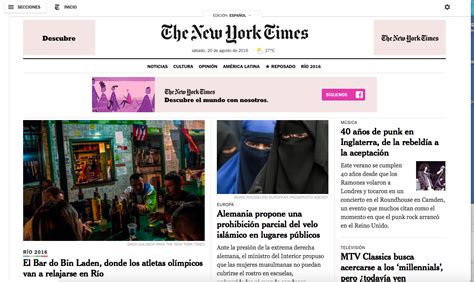 And now the New York Times app En Español | García Media