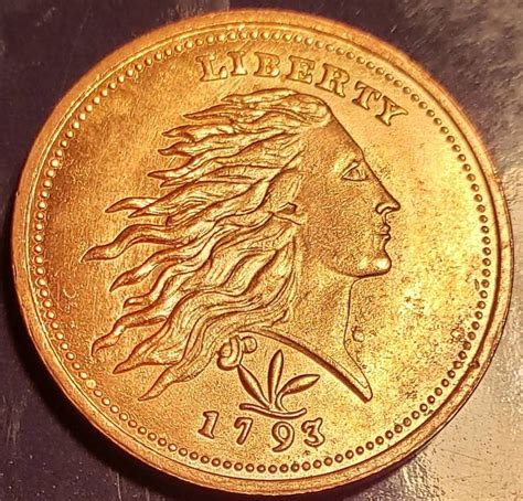 1793 Flowing Hair Large Cent Restrike! | Copper coins, Dollar coin, Etsy