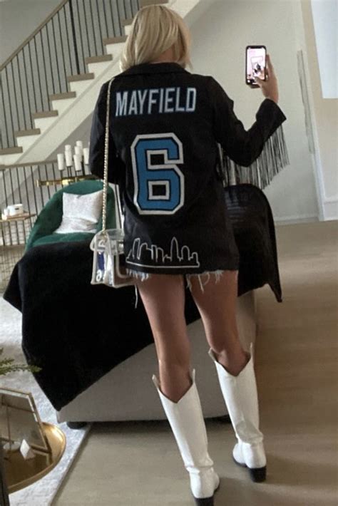 Baker Mayfield's wife Emily supports him during ugly Panthers week