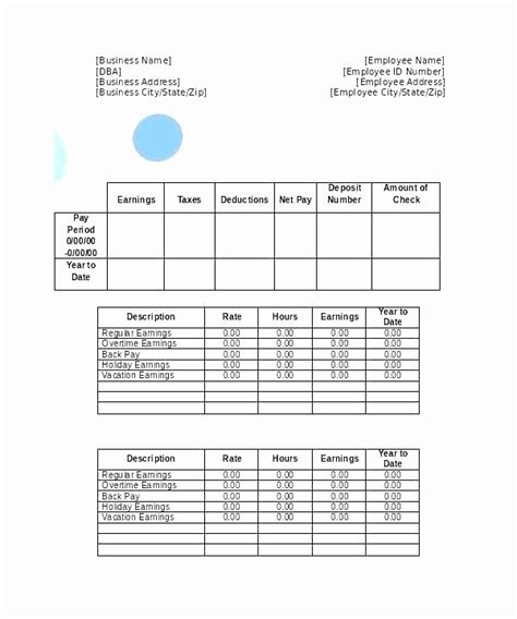 Truck Driver Payroll Template Excel