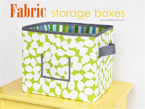 DIY Fabric Storage Boxes - How to Make (Per Your Request)