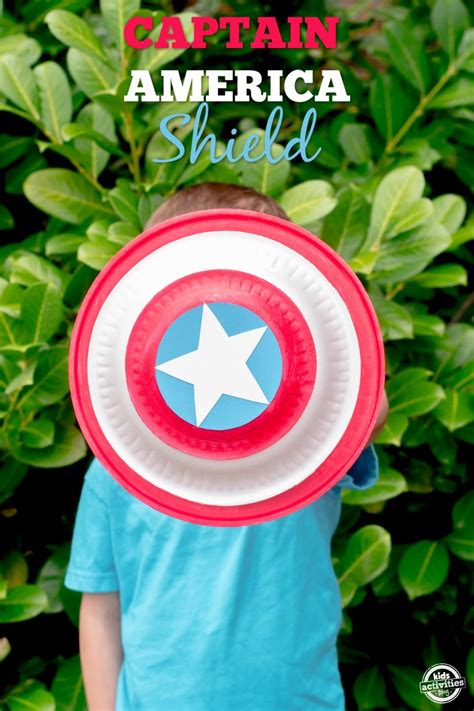 Captain America Shield | An Easy Paper Plate Craft for Kids | Kids ...