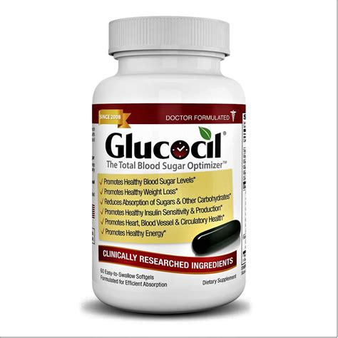 Glucocil The Total Blood Sugar Optimizer 60 Softgels