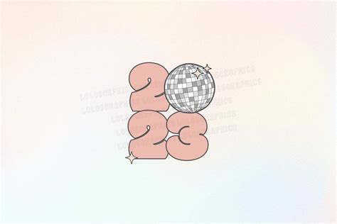 2023 Disco Ball PNG | 2023 PNG Graphic by CotswoldCoDesigns · Creative Fabrica