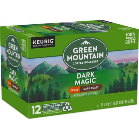 Green Mountain Coffee Roasters® Dark Magic Decaf Dark Roast K-Cup Coffe Pods, 12 ct - Pick ‘n Save