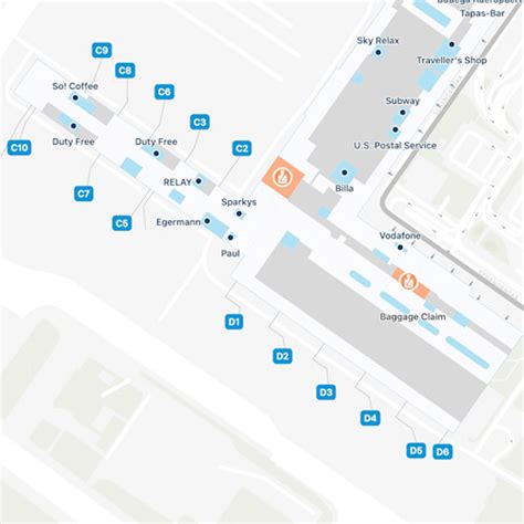 Prague Vaclar Havel Airport Map | PRG Terminal Guide