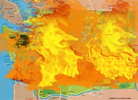 Updated map of Washington State fires | ViralSwarm.com