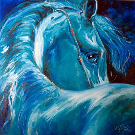 BLUE ANGEL EQUINE - by Marcia Baldwin from Animals