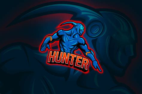 Hunter - Mascot & Esport Logo | Branding & Logo Templates ~ Creative Market