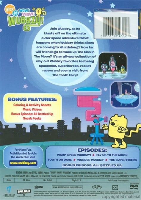 Wow! Wow! Wubbzy!: Fly Us To The Moon (DVD 2010) | DVD Empire