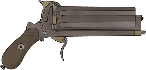 Pepperbox Revolver by Magnus-Corvus on DeviantArt