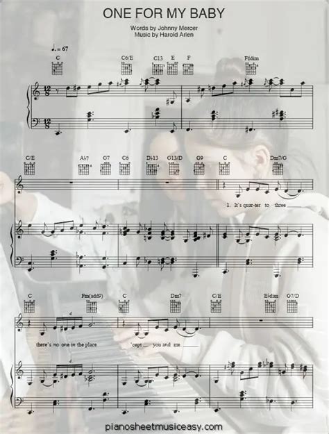 one for my baby sheet music - C Major