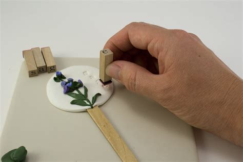 Plant Markers, Step 4: Label It | Using rubber stamps to add… | Flickr