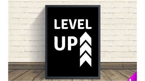 Level up Print,gamer Wall Art,gaming Print,video Game Decor,printable Wall Art,gamer Wall Art ...