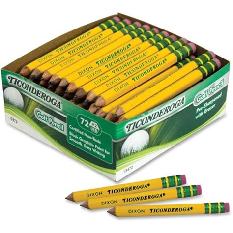 Dixon Ticonderoga Golf Pencils