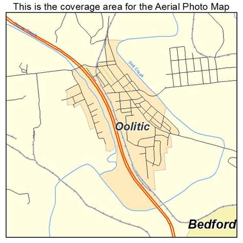 Aerial Photography Map of Oolitic, IN Indiana