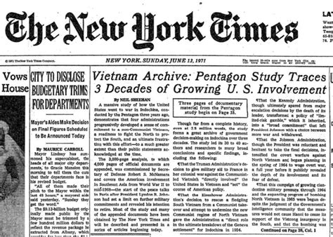 The Pentagon Papers Case—A Half Century Later