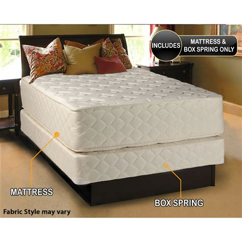 Highlight Luxury Firm Queen Size (60"x80"x14") Mattress & Box Spring Set - Fully Assembled ...