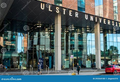 Street View of Ulster University Belfast Campus Block C Entrance ...