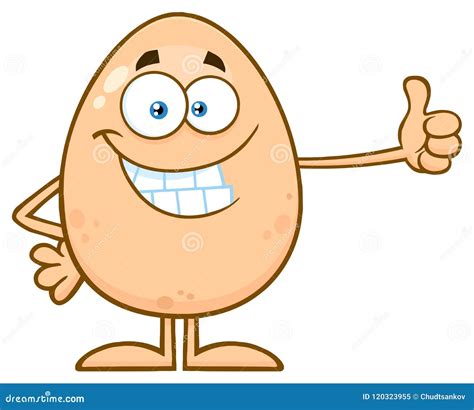 Smiling Easter Egg, Funny 3D Cartoon Character Royalty-Free Stock ...