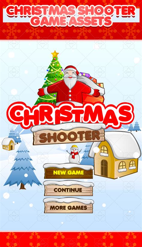 Christmas Shooter Game Assets | GameDev Market