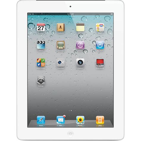 Apple 32GB iPad 2 with Wi-Fi + 3G (AT&T, White) MC983LL/A B&H