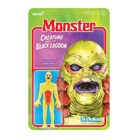 Super7 Universal Monsters Creature from the Black Lagoon Costume Colors Reaction Figure 3.75 ...