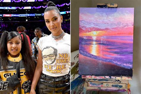 Kim Kardashian Shows Off 10-Year-Old Daughter North's Impressive Sunset Painting - Yahoo Sport