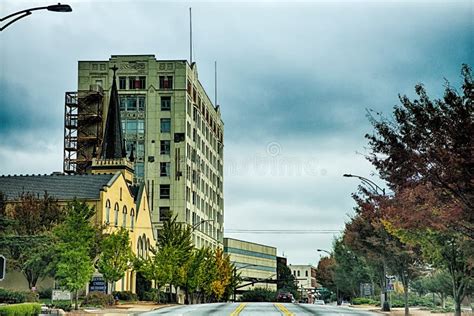 Spartanburg South Carolina City Skyline and Downtown Surrounding Stock ...