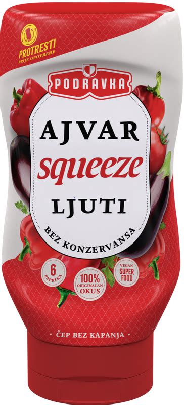 Ajvar squeeze ljuti ♥ Podravka