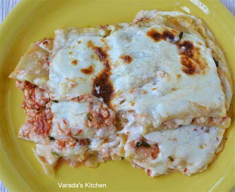 Varada's Kitchen: Paneer Pasticho Venezolano (Venezuelan Lasagna)