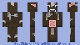 real cow skin Minecraft Skin