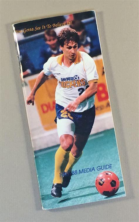 San Diego Sockers 1987-88 Media Guide - SportsHistoryCollectibles.com