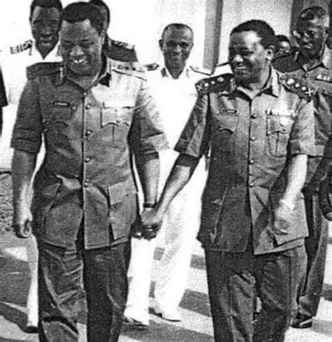 Throwback photo of General Ibrahim Babangida & late Sani Abacha