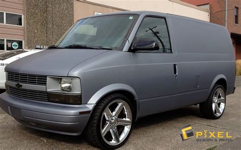 Chevy Astro Van Matte Silver Wrap | シボレー アストロ, ミニバン, アストロ