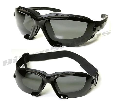 POLARIZED Motorcycle Sunglasses Removable Foam Strap Biker Goggles Ski ...