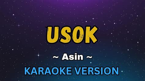 Usok - Asin | OPM Karaoke Version - YouTube