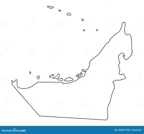 Uae Map Outline Images