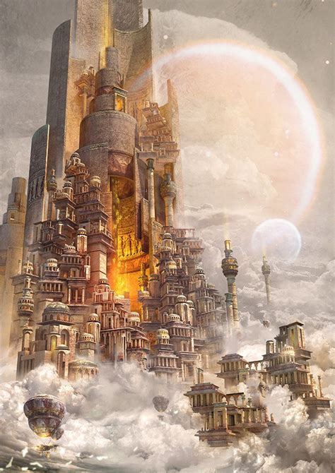 Tower of Babylon, Te Hu on ArtStation at http://www.artstation.com ...