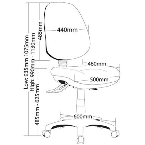 P350 High Back Ergonomic Office Chair - Cassa Vida