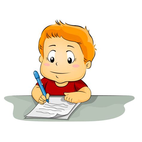 Writing Child Clip art - child png download - 500*500 - Free ...