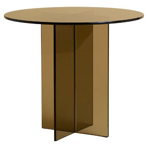 Afterglow Round Coffee Table of Marble and Copper, Made in Italy For Sale at 1stDibs