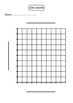 Blank Line Graph Template for Primary by Teachers By Math Mentor