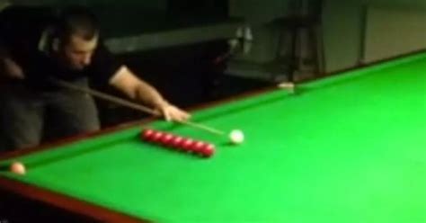 Sublime luck or incredible skill? Snooker player pulls off trick shot ...